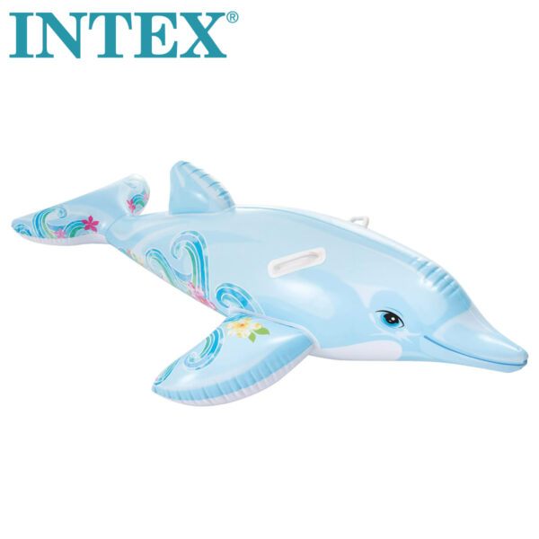 Dušek za vodu na napuhavanje INTEX 58535NP Lil' Dolphin RideOn
