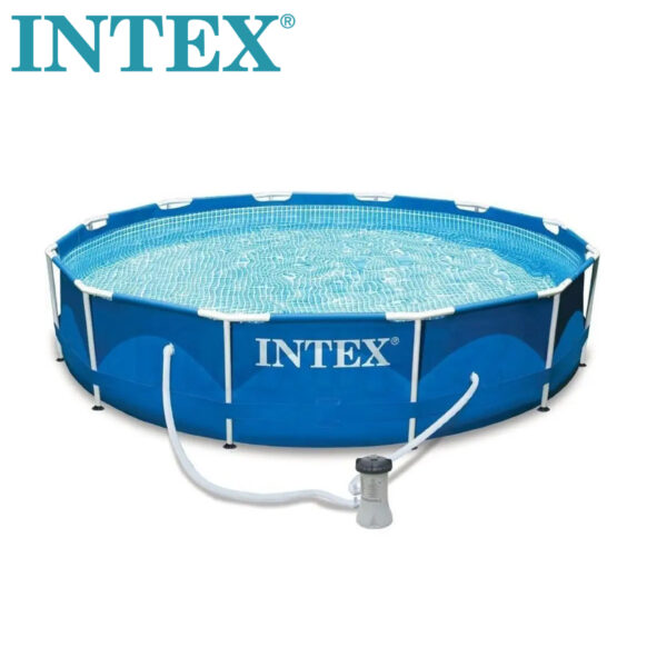 Bazen INTEX 28202NP sa metalnom konstrukcijom i vodenom pumpom 305mx76cm