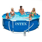 Bazen INTEX 28202NP sa metalnom konstrukcijom i vodenom pumpom 305mx76cm