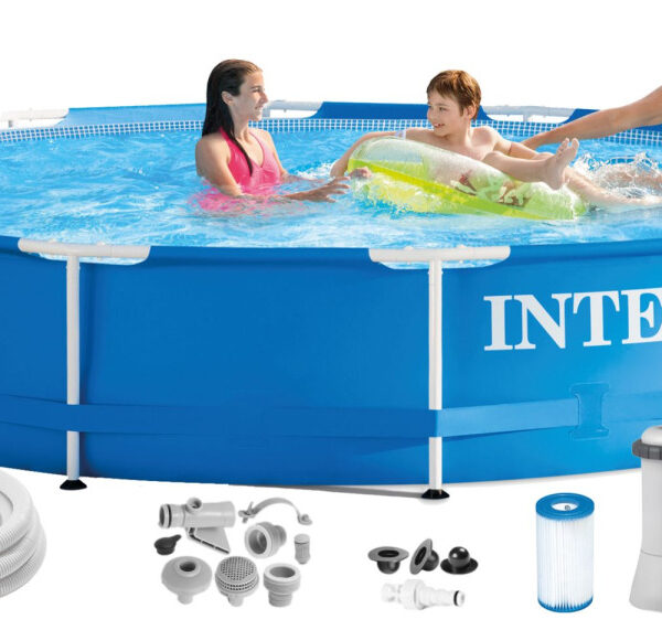 Bazen INTEX 28212NP sa metalnom konstrukcijom i filter pumpom 366x76cm