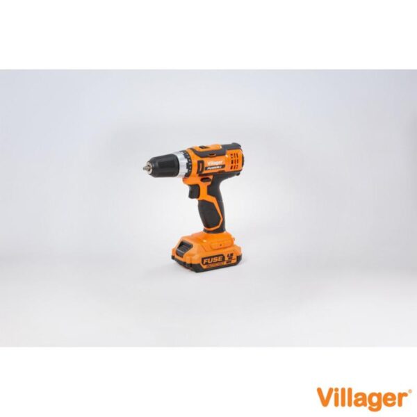 Aku bušilica - odvijač Villager VLN 3220 sa baterijom 2.0Ah i punjačem sa dodacima