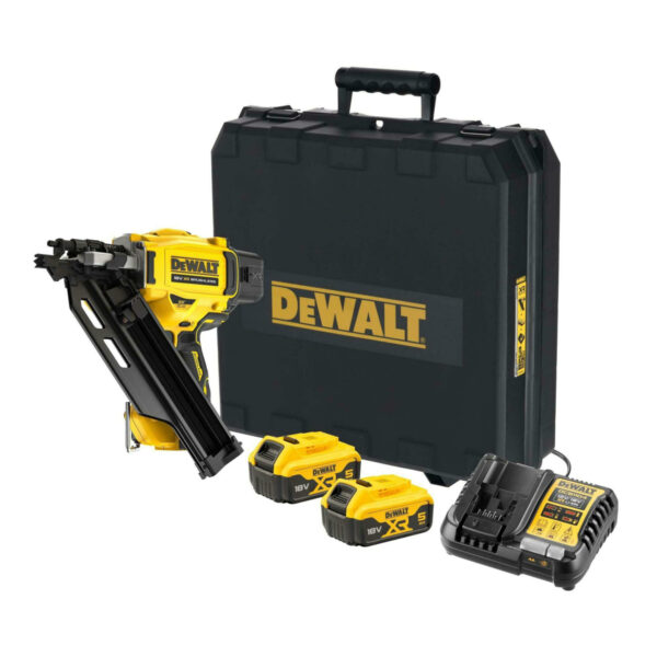 Aku pištolj za eksere - čavle DeWalt DCN930P2 18V 90mm sa 2 baterije 5.0 i punjačem u koferu