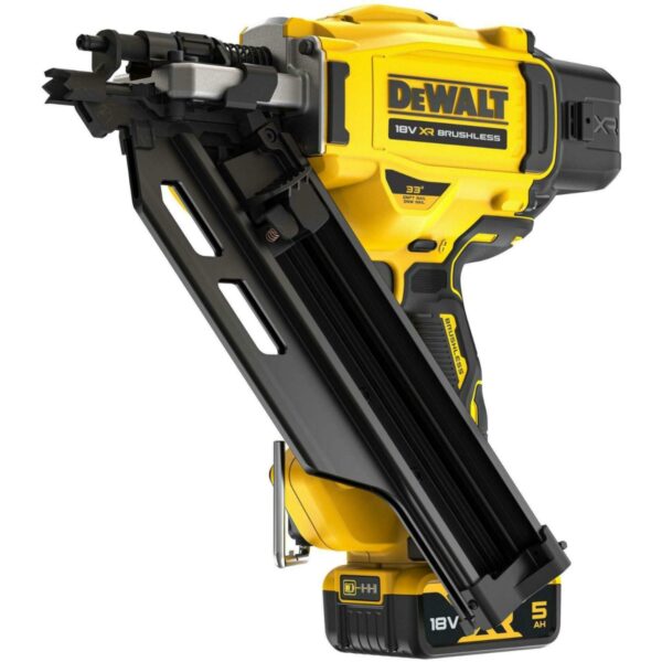 Aku pištolj za eksere - čavle DeWalt DCN930P2 18V 90mm sa 2 baterije 5.0 i punjačem u koferu