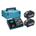 Aku set 2 baterije 5.0Ah i punjač Makita 191V35-5 40V u koferu