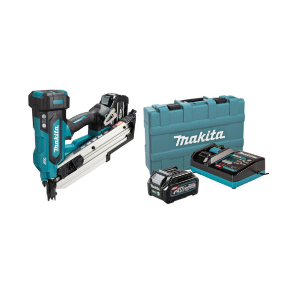 Aku pištolj za eksere - čavle Makita BN001GD201 40V 50-90mm sa 2 baterije 2.5Ah i punjačem u koferu