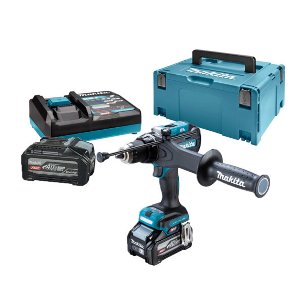 Aku udarna bušilica Makita HP003GU201 40V 180Nm sa 2 baterije 4.0Ah i punjačem u koferu