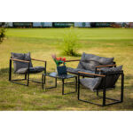 Baštenski metalni set Green Bay Plato 082440 4-dijelni