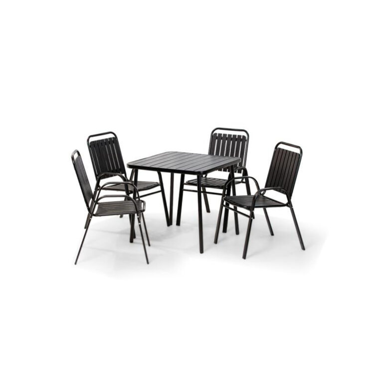 Baštenski metalni set Green Bay Aruba 088821 4 stolice i stol