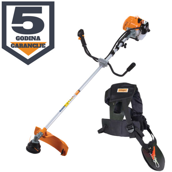 Benzinski trimer - motorna kosa Villager BC 1250 S 1.7KS 41.5cm