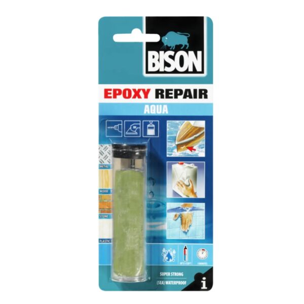 Dvokomponentni epoxy set za popravke Bison 22BIS0046 56g Aqua