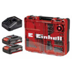 Aku udarna bušilica Einhell TE-CD 18/40 Li-i +64 4513992 18V sa dvije 2.0Ah baterije i punjačem u koferu sa priborom
