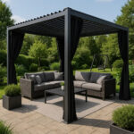 Tenda - pergola Ruris 295395 metalna sa podesivim krovom 395x295x220cm