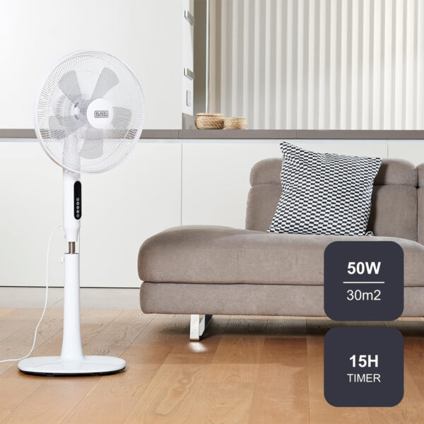 Električni ventilator Black+Decker BXEFP50E 50W 135cm