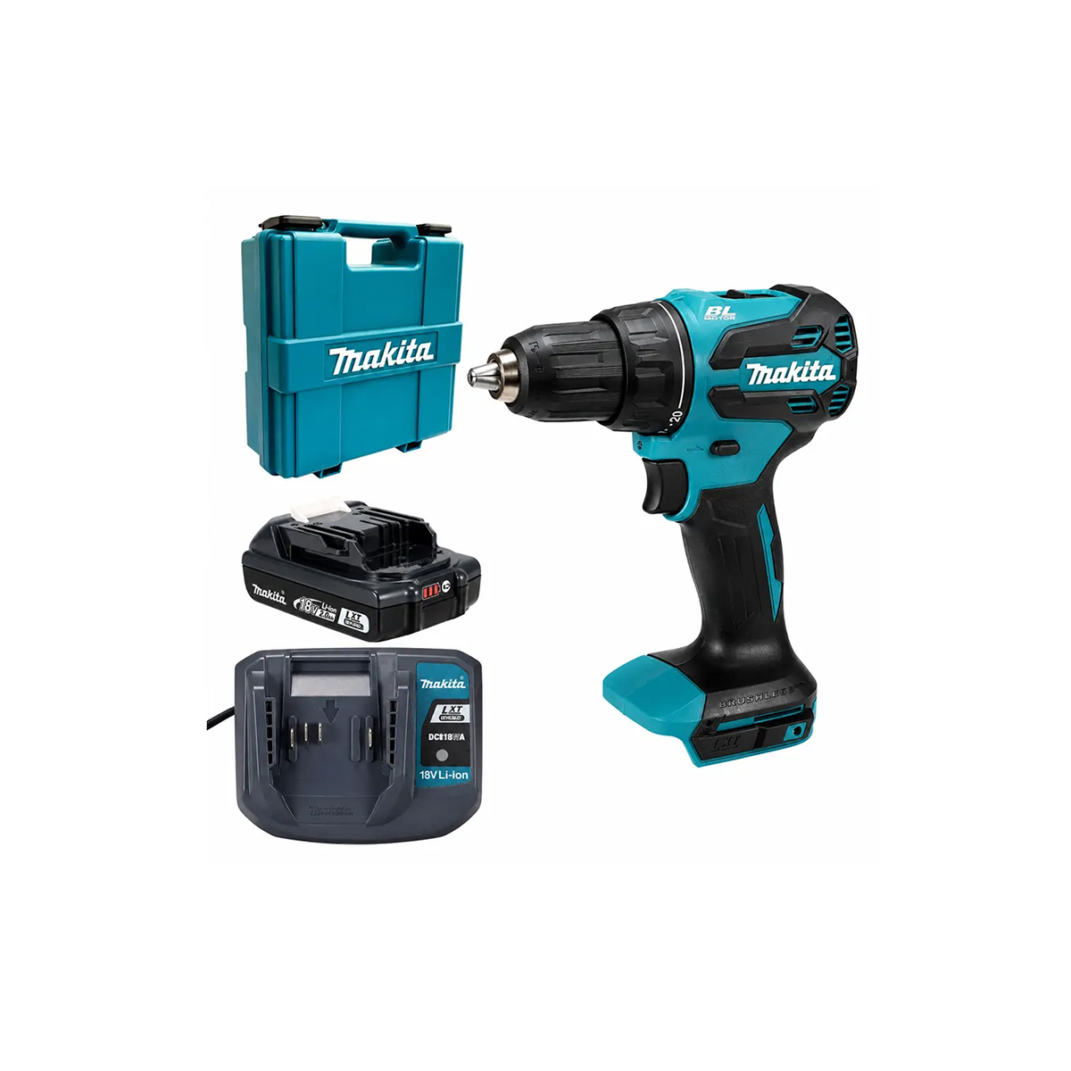 image-235.jpg Aku bušilica - odvijač Makita DDF490WV LXT BASIC 18V sa 2.0Ah baterijom i punjačem u koferu
