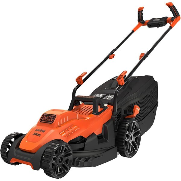 Gurajuća električna kosilica-kosačica Black+Decker BEMW461BH 34cm 1400W