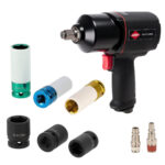 Pneumatski udarni odvijač Airpress 45537 1/2 1112Nm u koferu sa priborom