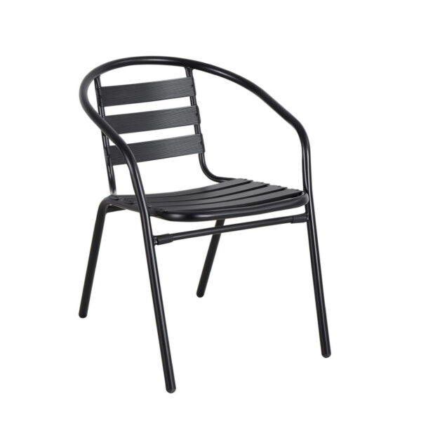 Baštenska stolica od metala AMS AM-017 54x62x74cm crna