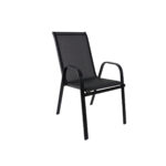 Baštenska stolica od tekstilena AMS AM-092 black 55x75x95cm