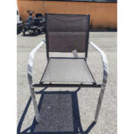 Baštenska stolica od tekstilena AMS AM-095 grey 66x56x87cm