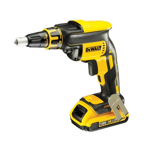 Aku odvijač za rigips - šauber DeWalt DCF620D2 18V XR 1/4'' sa dvije 2Ah baterije i punjačem u TSTAK koferu
