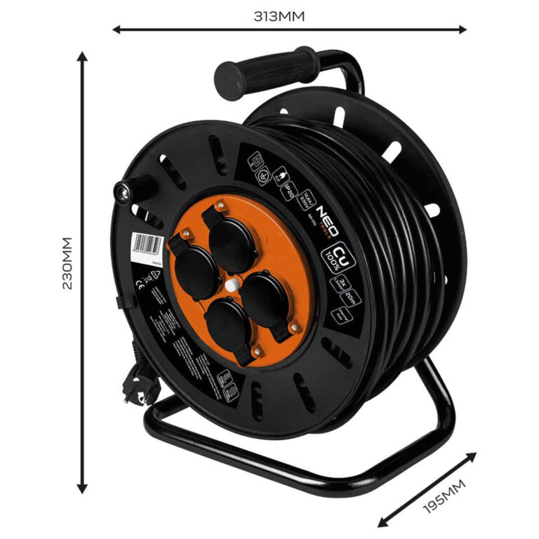 Produžni kabal na kolutu Neo Tools 90-171 30m 3x1.5mm2