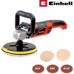 Električna brusilica za poliranje - polirka Einhell CC-PO 1100/2E 1100W 180mm sa priborom