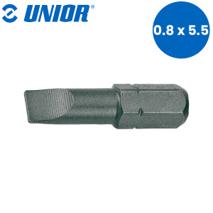 Set pljosnatih nastavaka za izvijače-šarafcigere UNIOR 6460 602375 0.8x5.5mm 3-dijelni