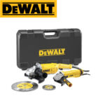 Set - dvije električne ugaone - kutne brusilice DeWalt DWE492SDT 230mm 2200W i 125mm 1000W u koferu