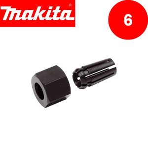 Stezna čahura za glodalice RP0910 RP1110C Makita 6mm 193180-0