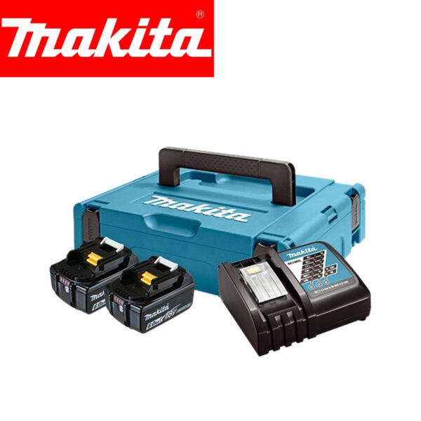 Aku set 2 baterije 6.0Ah i punjač u koferu Makita 198116-4