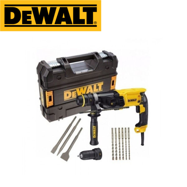 Električna udarna bušilica DeWalt D25144KP SDS-Plus 900W sa priborom u koferu