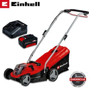 Gurajuća aku kosilica - kosačica Einhell GE-CM 18/33 Li 18V 33cm sa baterijom 4.0 Ah i punjačem 3413260