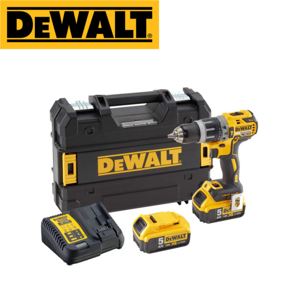 Aku udarna bušilica DeWalt DCD796P2 Brushless 18V sa dvije 5Ah baterije i punjačem u koferu