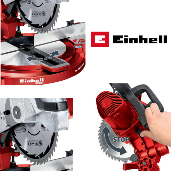 Električna potezno-nagibna pila - štucer Einhell TC-MS 2112 4300295 1400W 210mm