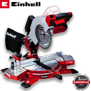 Aku potezno nagibna pila - štucer TE-MS Einhell 18/210 LI -solo 4300890 PXC 18V 210mm