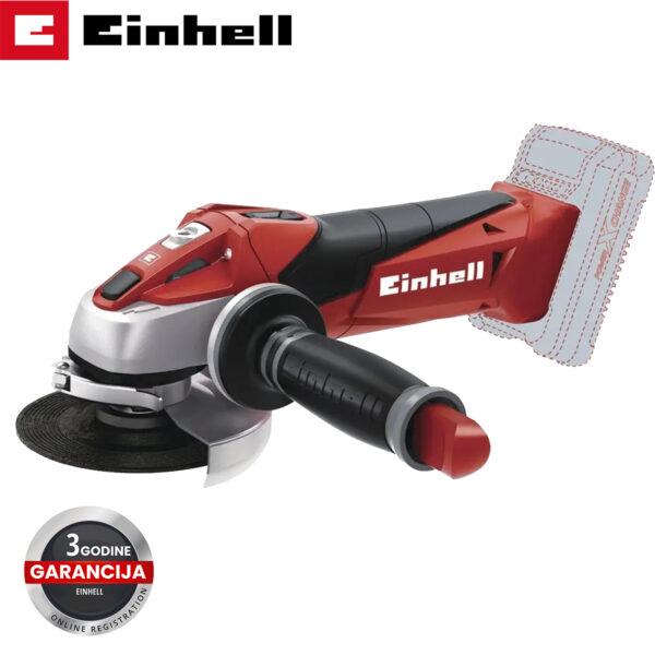 Aku ugaona-kutna brusilica Einhell TE-AG 18/115 Li-Solo 4431110 18V 115mm