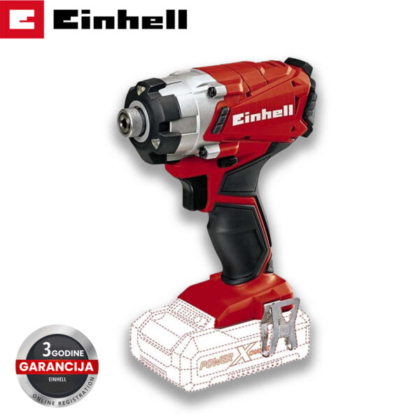 Aku udarni odvijač Einhell TE-CI 18/1 4510034 Li-Solo 18V 140Nm 1/4"