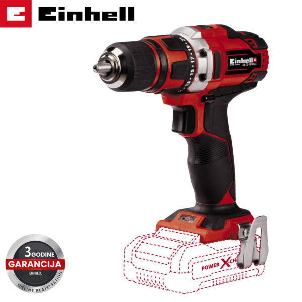 Aku bušilica-odvijač Einhell TE-CD 18/40 Li-Solo TE-CD 18V 40Nm 4513925