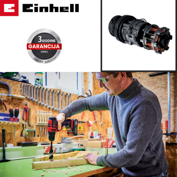 Aku bušilica-odvijač Einhell TE-CD 18/40 Li BL - Solo 18V 40Nm 4513997