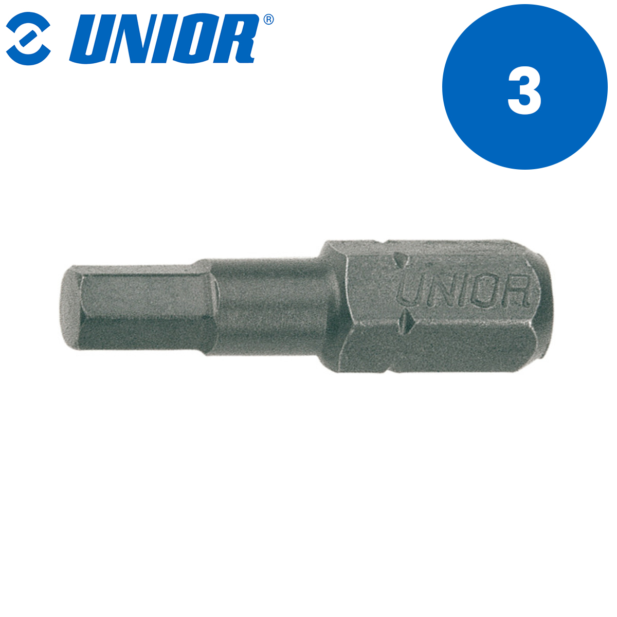 Nastavak imbus, set od 3 kom UNIOR 6469 602401 3mm Set imbus nastavaka za izvijače-šarafcigere UNIOR 6469 602401 3mm 3-dijelni