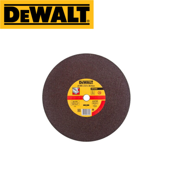 Rezna ploča za brusilice za metal DeWalt DT3450 355mm