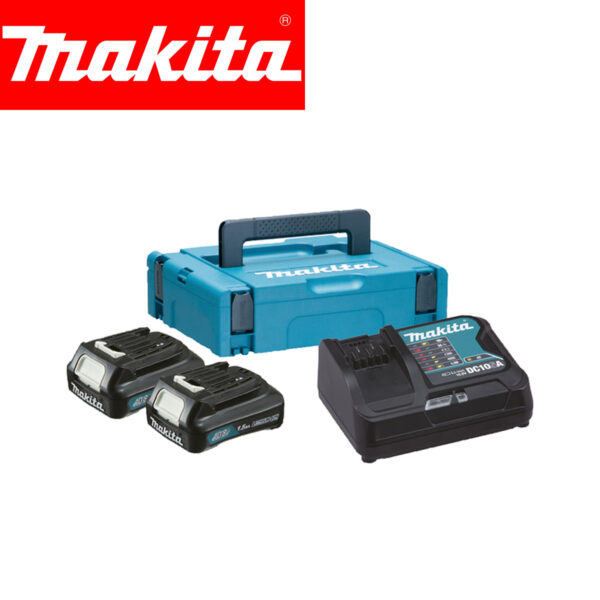 Aku set 2 baterije i punjač u koferu Makita 197652-7