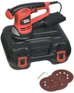 Električna vibraciona brusilica - šlajfarica Black+Decker KA191EK 480W u koferu