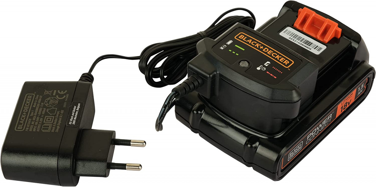 Aku udarna bušilica Black+Decker BCD003C1 18V sa 1.5Ah baterijom i punjačem