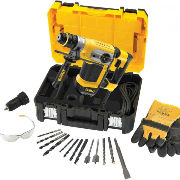 Električna udarna bušilica DeWalt D25417KT SDS-Plus 1000W sa priborom u Tstak koferu