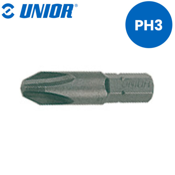 Set križnih nastavaka za izvijače-šarafcigere UNIOR 6464 602392 PH3 3-dijelni