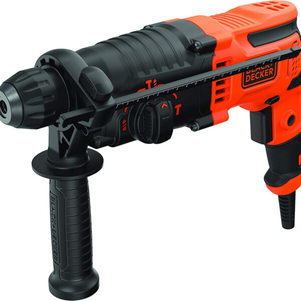 Električna udarna bušilica Black+Decker BEHS01K 650W SDS-Plus sa nastavcima u koferu