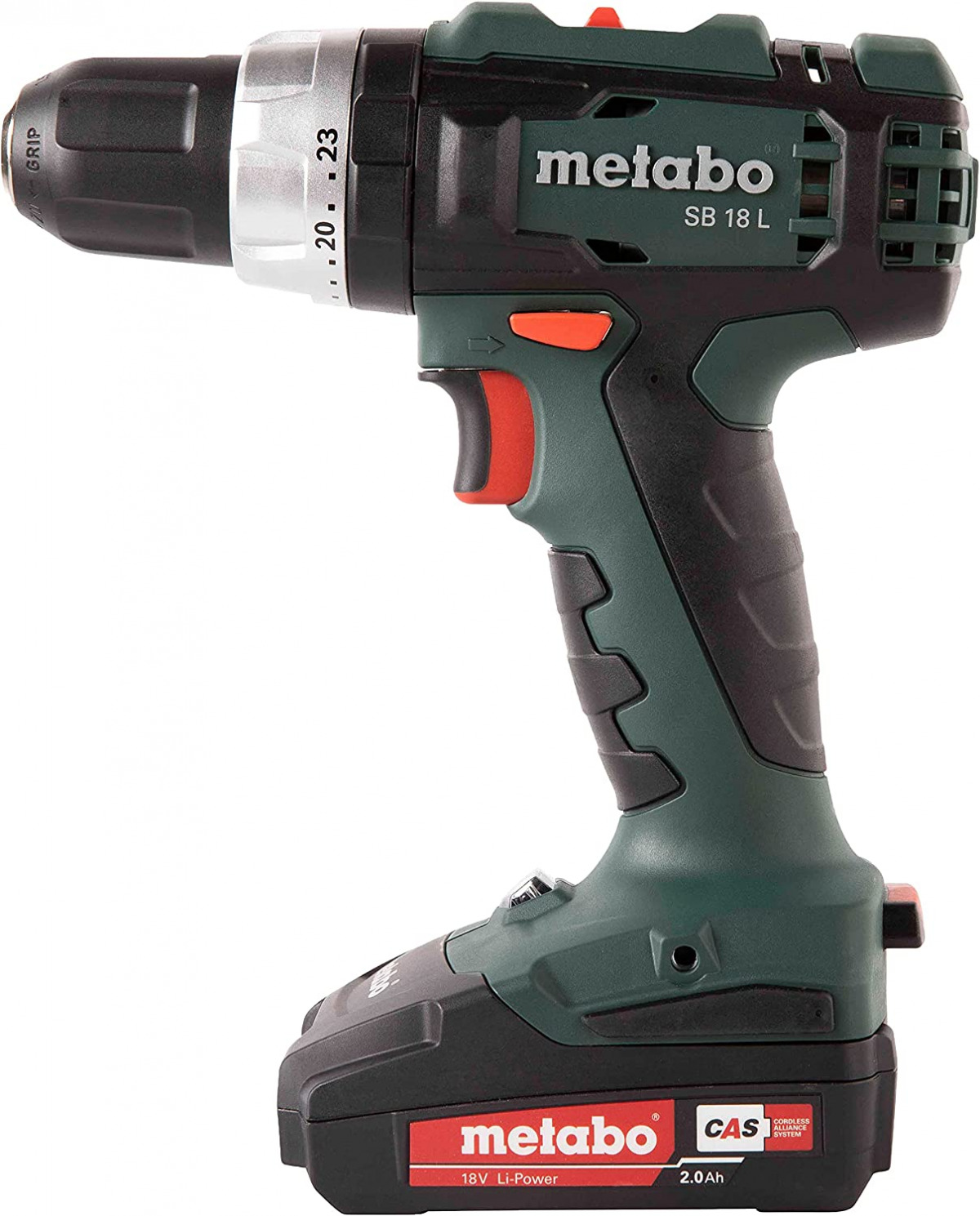 Aku udarna bušilica Metabo SB 18 L 602317500 18V sa dvije 2Ah baterije i punjačem u koferu