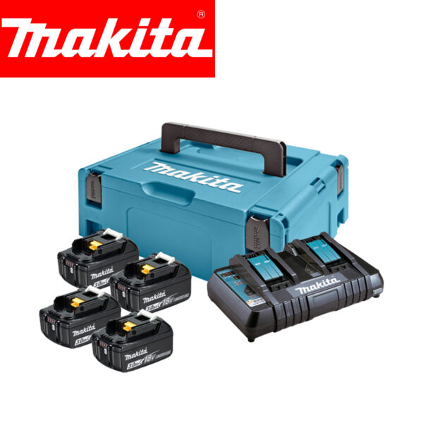 Aku set 4 baterije 3.0Ah i punjač u koferu Makita 197970-3