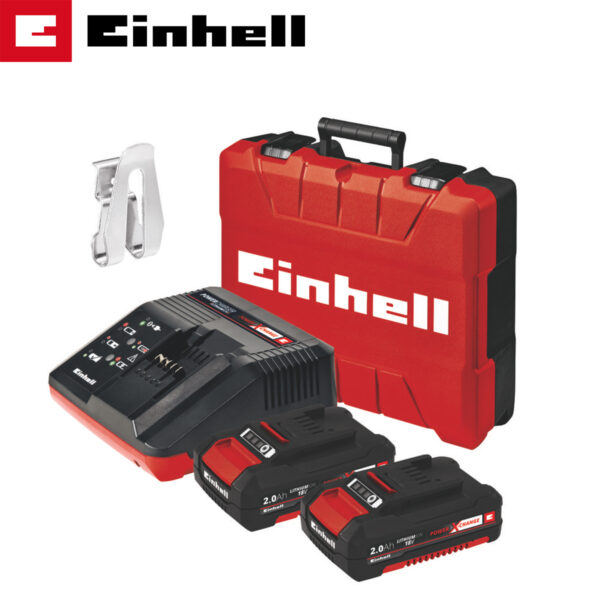 Aku bušilica-odvijač Einhell TP-CD 18 Li-i BL 4513861 sa 2 baterije 2.0Ah i punjačem u koferu